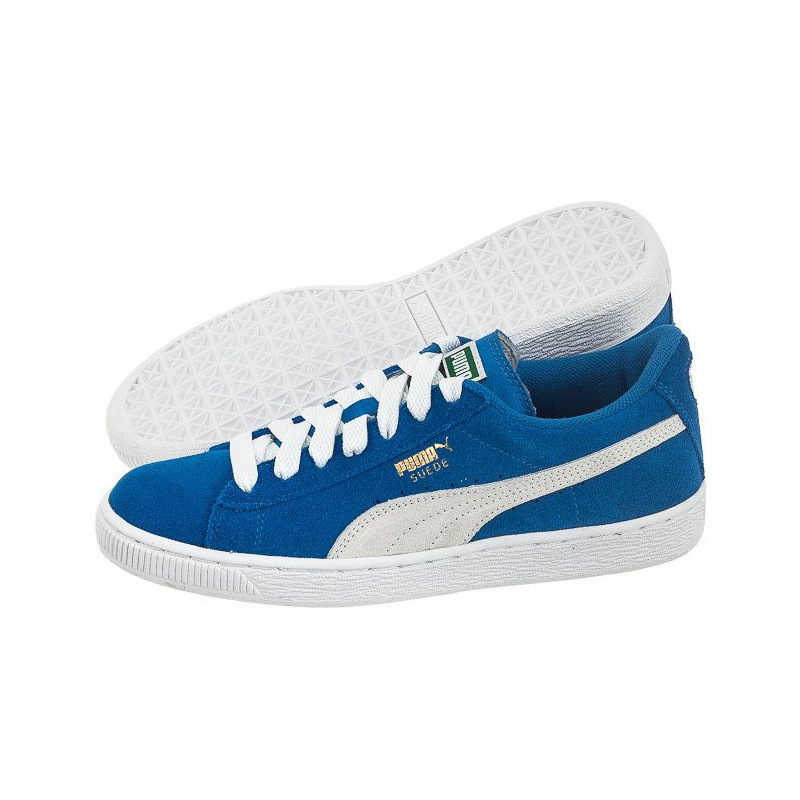 blue low top pumas