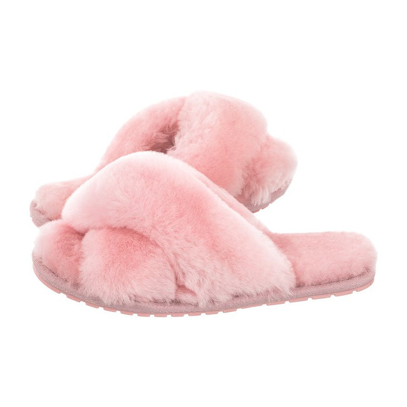 emu slippers pink