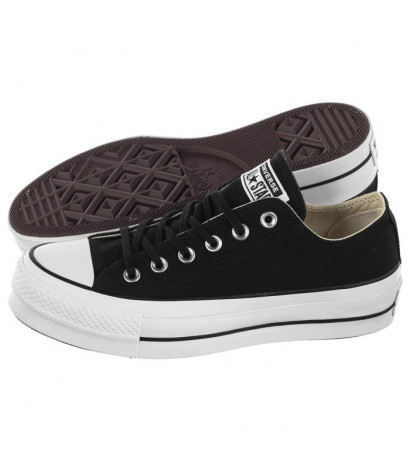 converse all star lift ox black