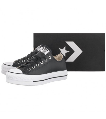 converse all star lift ox black