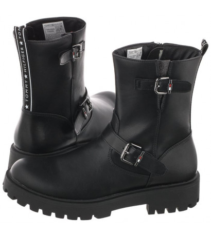 tommy hilfiger biker boots