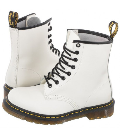 white smooth dr martens