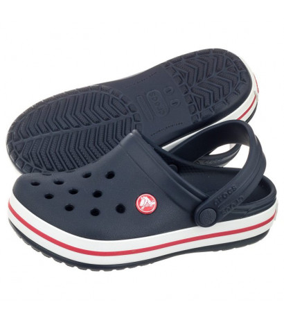 crocs navy red