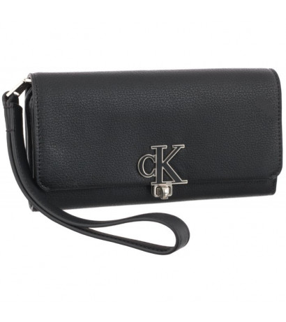 calvin klein black wristlet