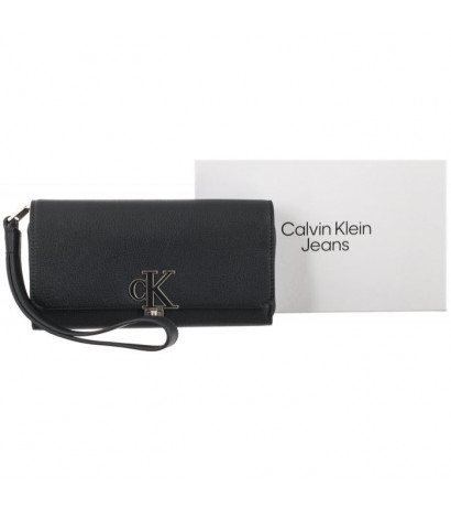 calvin klein black wristlet