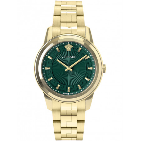 versace green face watch