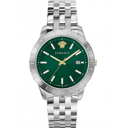 versace green face watch