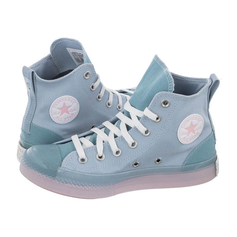 all blue high top converse