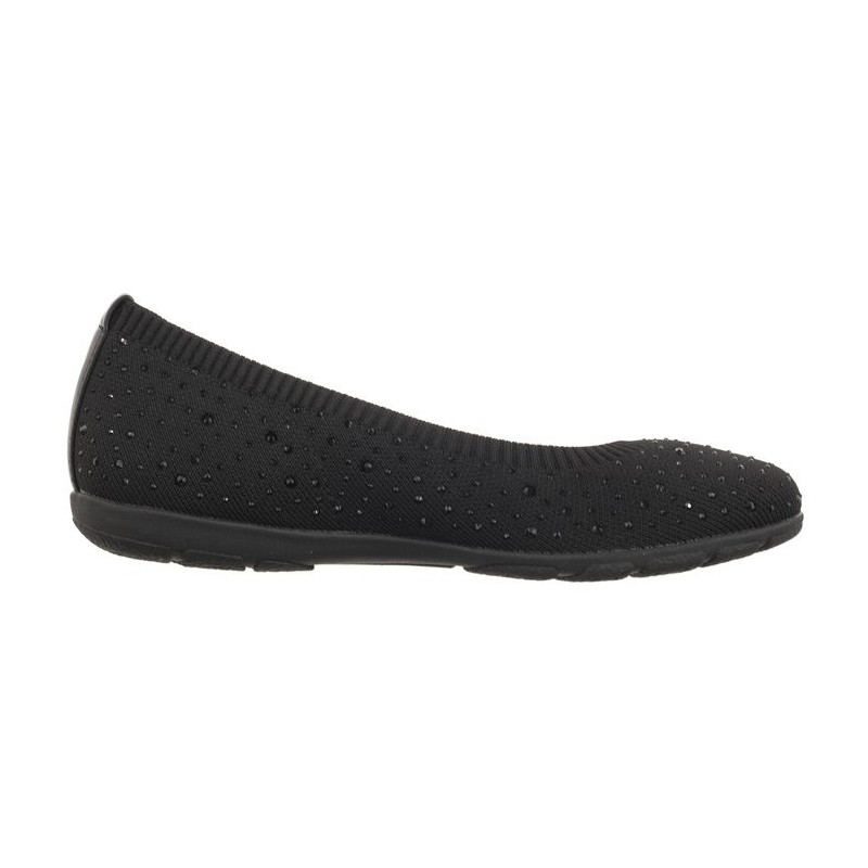 Caprice Czarne 9-22107-42 035 Black Knit  (CP397-a) bateliai