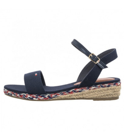 Tommy Hilfiger Rope Wedge Sandal T3A7-33283-1703 800 Blue (TH1077-a) batai