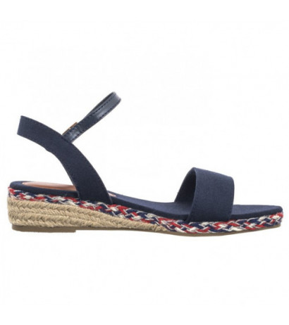 Tommy Hilfiger Rope Wedge Sandal T3A7-33283-1703 800 Blue (TH1077-a) batai