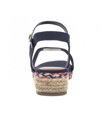 Tommy Hilfiger Rope Wedge Sandal T3A7-33283-1703 800 Blue (TH1077-a) batai